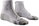 X-Socks Laufsocke Trailrun Discover Ankle (für Traillaufe) weiss/grau Herren - 1 Paar