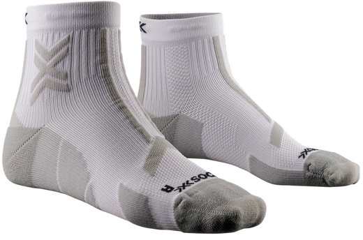 X-Socks Laufsocke Trailrun Discover Ankle (für Traillaufe) weiss/grau Herren - 1 Paar