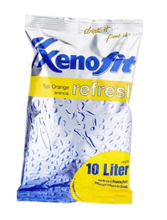 Xenofit Sports Drink Refresh (Mineral Drink with Vitamin C) Orange 600g Bag for 10 Litres
