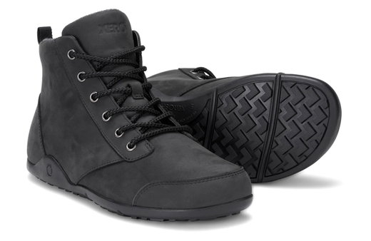 Xero Shoes Minimal-Travelschuhe Denver Leather (Nubukleder) schwarz Herren