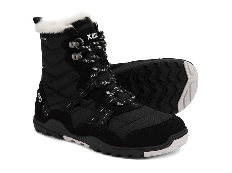 Xero Shoes Minimal-Winterstiefel Alpine Snow Boot (warm, wasserdicht, gefüttert) schwarz/weiss Damen