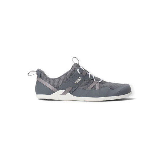 Xero Shoes Minimal-Travelschuhe Prio Coast (Barfussschuhe, breite Passform, Zero Drop) stahlgrau Herren