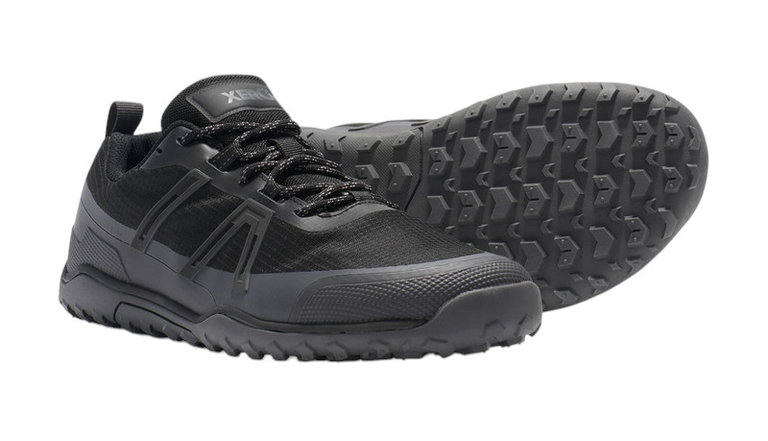 Xero Shoes Minimal-Laufschuhe Scrambler Trail Low WP (wasserdicht) schwarz/asphalt Herren