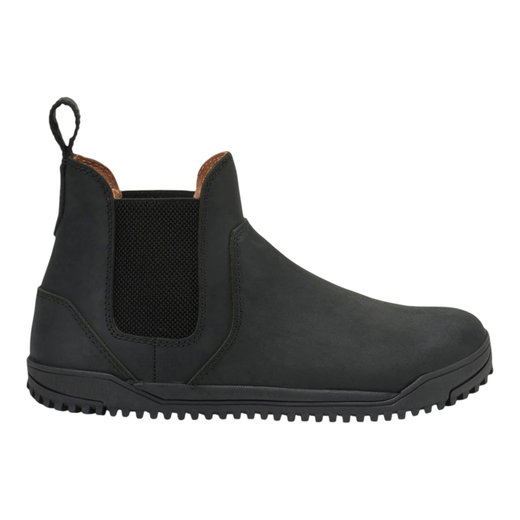 Xero Shoes Minimal-Stiefel Ridgeway Chelsea (Vollnarbenleder, leicht) schwarz Damen