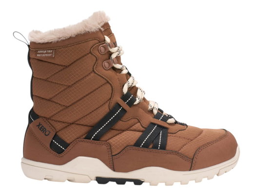 Xero Shoes Minimal-Winterstiefel Alpine Snow Boot (warm, wasserdicht, gefüttert) hellbraun Damen