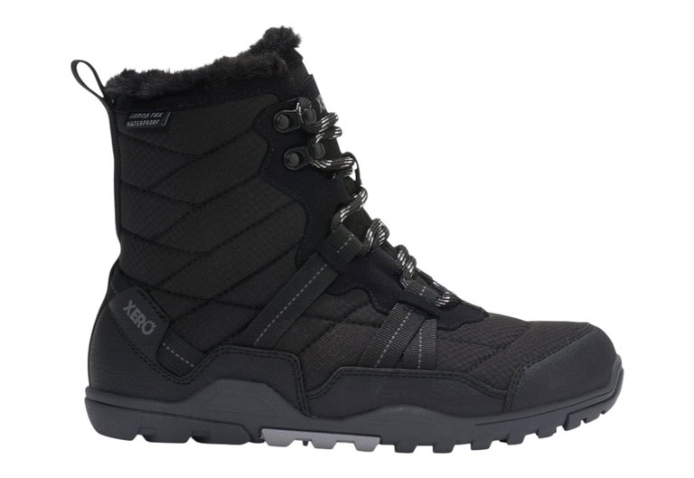 Xero Shoes Minimal-Winterstiefel Alpine Snow Boot (warm, wasserdicht, gefüttert) schwarz Damen