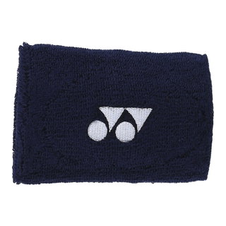 Yonex opaska na nadgarstek z logo Yonex na środku 10x8cm ciemny granatowy 1 sztuka