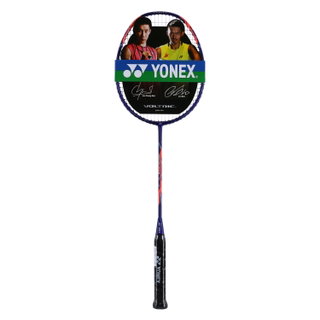 Yonex Badminton Racket Voltric Ace (head-heavy, flexible) royal blue - strung -