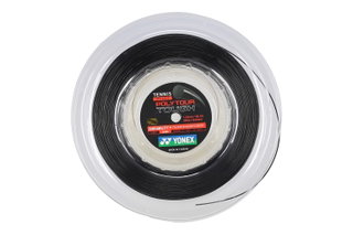 Yonex Tennissaite Poly Tour Tough 1.25 (Haltbarkeit) schwarz 200m Rolle