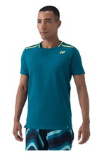 Yonex Tennis T-shirt Crew Neck Australian Open 2024 blue-green Men