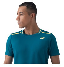 Yonex Tennis T-shirt Crew Neck Australian Open 2024 blue-green Men