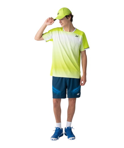 Yonex Tennis T-shirt Crew Neck Australian Open 10704 (100% Polyester) 2026 fresh lime green Men's