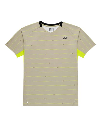 Yonex Sport-Tshirt Crew Neck Tennis Year Round (100% Polyester) 2026 khaki Herren