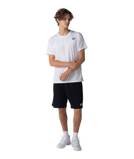 Yonex Sport-Tshirt Crew Neck Practice 10728 (100% Polyester) 2026 weiss Herren