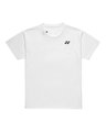 Yonex Sport-Tshirt Club Practice 10728J (100% Polyester) 2026 weiss Jungen