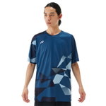 Koszulka sportowa Yonex Practice Graphic 16744 (100% poliester) 2025 ciemnoniebieska męska