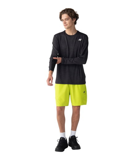 Yonex Tennis-Langarmshirt Practice (100% Polyester) 2026 schwarz Herren