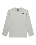 Yonex Tennis-Langarmshirt Practice (100% Polyester) 2026 silbergrau Herren