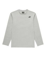 Yonex Tennis Long Sleeve Shirt Practice (100% Polyester) 2026 Silver Grey Men's