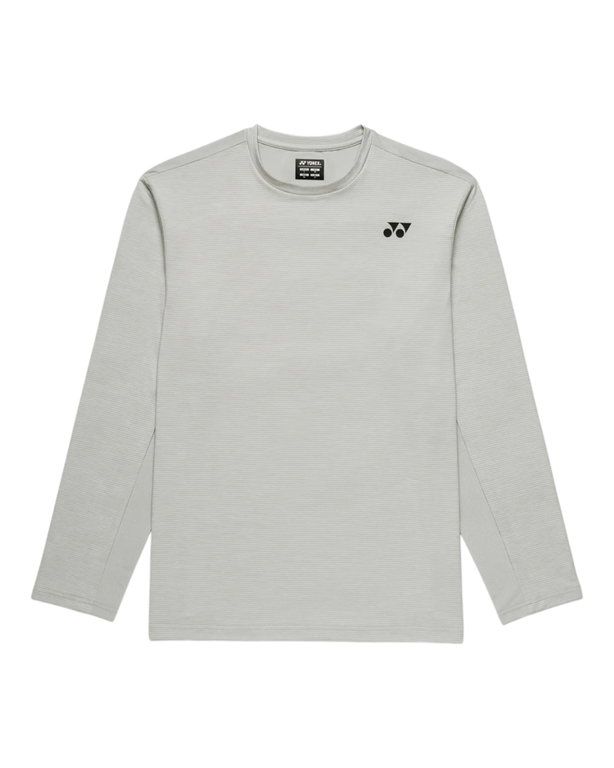 Yonex Tennis-Langarmshirt Practice (100% Polyester) 2026 silbergrau Herren