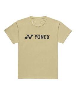 Yonex Sports T-shirt Practice Logo 16856J (100% Polyester) 2026 khaki Boys
