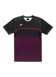 Yonex Sport T-shirt Practice 16861J (100% Polyester) 2026 black/pink boys