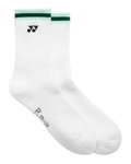 Yonex Sportsocke Crew 19252 Stripe 2026 weiss/eisblau - 1 Paar