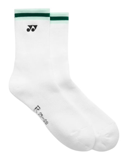 Yonex Sportsocke Crew 19252 Stripe 2026 weiss/eisblau - 1 Paar