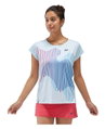 Yonex Tennis-Shirt Crew Neck US Open 2024 mintblau Damen