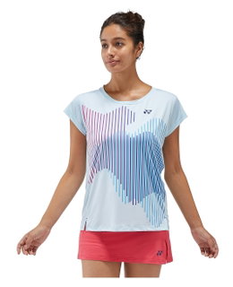 Yonex Tennis Shirt Crew Neck US Open 2024 Mint Blue Ladies