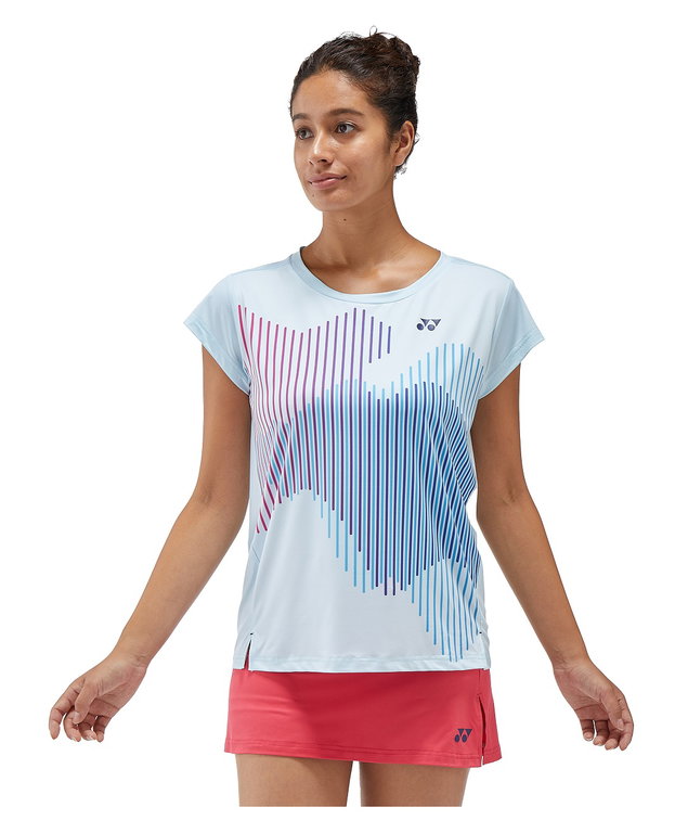 Yonex Tennis-Shirt Crew Neck US Open 2024 mintblau Damen