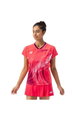 Yonex Badminton-Shirt Crew Neck Tournament (Deutschland) 2024 rot Damen