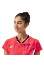 Yonex Badminton Shirt Crew Neck Tournament (Germany) 2024 red ladies