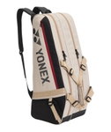 Yonex Racketbag Gearlogic Racquet (Schlägertasche, 2 Hauptfächer, Schuhfach) 2026 beige 6er