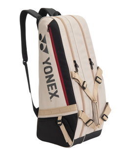 Yonex Racketbag Gearlogic Racquet (Racket bag, 2 main compartments, shoe compartment) 2026 beige 6-pack
