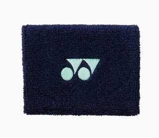 Yonex Schweissband Handgelenk Yonex Logo Mitte 10x8cm navyblau/mint 1er