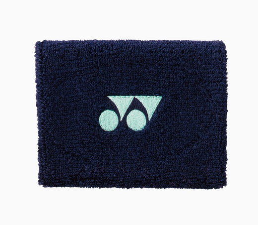Yonex Schweissband Handgelenk Yonex Logo Mitte 10x8cm navyblau/mint 1er