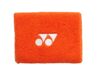 Yonex Schweissband Handgelenk Yonex Logo Mitte 10x8cm orange 1er