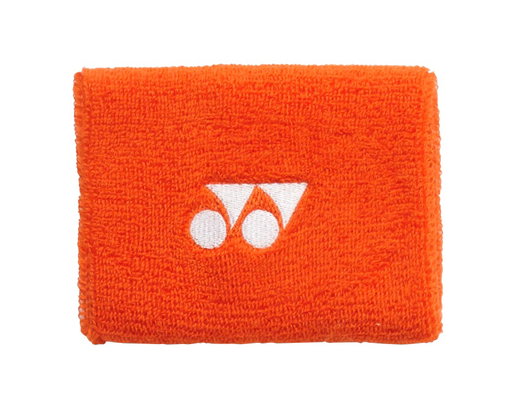 Yonex Schweissband Handgelenk Yonex Logo Mitte 10x8cm orange 1er