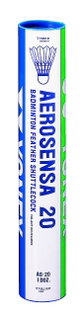 Yonex Badminton Balls Aerosensa 20 Natural Feather White Box of 12