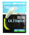 Yonex Badmintonsaite BG 66 Ultimax (Power+Komfort) gelb 10m Set
