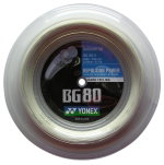 Yonex Badminton String BG80 (Control+Touch) white 200m roll
