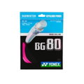 Yonex Badmintonsaite BG80 (Kontrolle+Touch) pink 10m Set