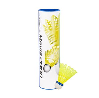 Yonex Badmintonbälle Mavis 2000 Nylon Dose gelb 6er