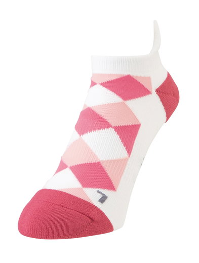 Yonex Sportsocken Sneaker Low Cut weiss/pink - 1 Paar