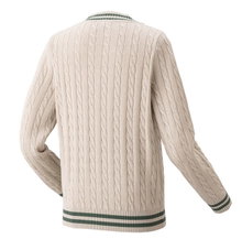 Yonex sweater pullover with V-neck beige boys