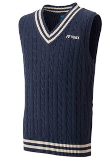 Yonex Weste Sweater mit V-Ausschnitt indigoblau Jungen