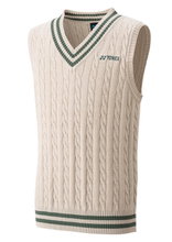 Yonex Weste Sweater mit V-Ausschnitt beige Jungen