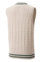 Yonex Weste Sweater mit V-Ausschnitt beige Jungen