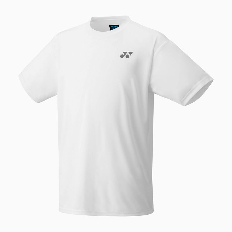 Yonex Sport-Tshirt Practice YJ0045 (100% Polyester) 2025 weiss Jungen